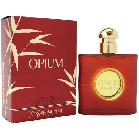 yves saint laurent opium 50ml eau de toilette spray|opium yves Saint Laurent femme.